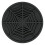 Silicone Spider Web Coasters for Drinks - 6 Pack Unique Design Spider Drink Coasters, 4Inch Black Coaster Set,Black 1