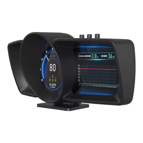 AP-7 HUD - Display OBD GPS Dual System Driving Computer LCD Computer Speedometer Universal 1