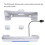 For PS5 Slim Game Console Horizontal Storage Stand Portable Flat Stand with 4 USB2.0  Multi-Function Stand 4