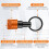 18Pcs Bit Holder Keychains,1/4 3/8 1/2in Socket Drill Nut Bit Holders Portable Hex Shank Screwdrivers Adapters and Lock 2