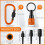 18Pcs Bit Holder Keychains,1/4 3/8 1/2in Socket Drill Nut Bit Holders Portable Hex Shank Screwdrivers Adapters and Lock 7