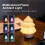 Essential Oil Diffuser Christmas Tree Air Humidifier 7 Colors Cool Mist Humidifier Diffuser for Office Bedroom B 6