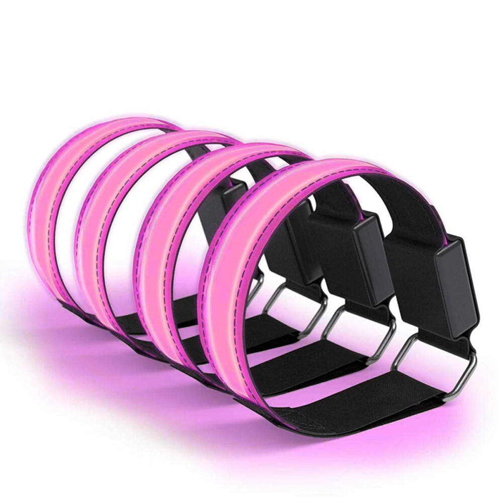 Safety Bracelets For Outdoor Enthusiasts, Adjustable Reflective Belt, 360 Degree High Visibility, Waterproof, 3 Lighting Modes, Rechargeable, For 9405630402063