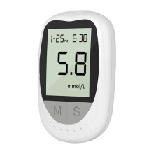 Sistema profissional de monitoramento de glicose, kit de teste duplo de cetonas e açúcar no sangue, função liga/desliga automática, memória