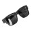 Oversized PC-Sonnenbrille Oversize passt über Brillen UV-Schutz Anti-UVA UVB Schwarz 10