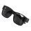 Oversized PC-Sonnenbrille Oversize passt über Brillen UV-Schutz Anti-UVA UVB Schwarz 4