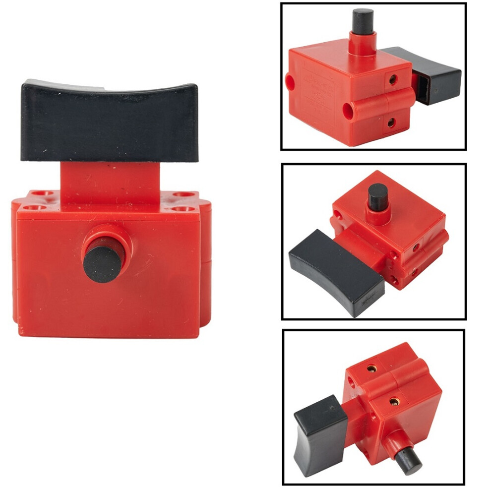 1Pcs Fa2-10/2B 10A 250V 5E4 Momentary Electric Power Tool Trigger Switch Black Red Large Pullout Crane Cutting Machine Switch 6935161462920