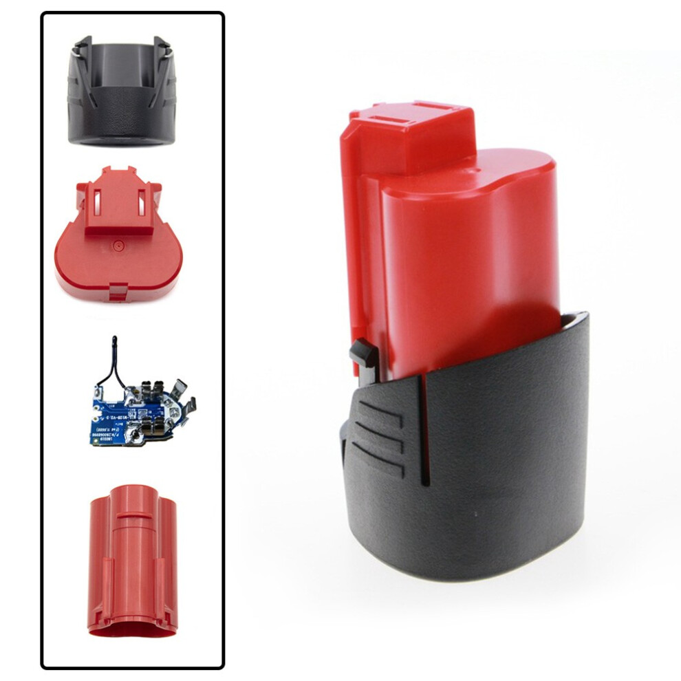 1 Set M12 Lithium Battery 3-Cell Plastic Case Three-Cell Case Pcb Circuit Board For Milwaukee 12V Li-Ion Battery 12V 1.3Ah Kit 6935161462579