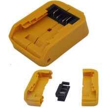Leichter und tragbarer 18V-Batteriewandler mit smarten Ladeoptionen und integrierter Taschenlampenfunktion