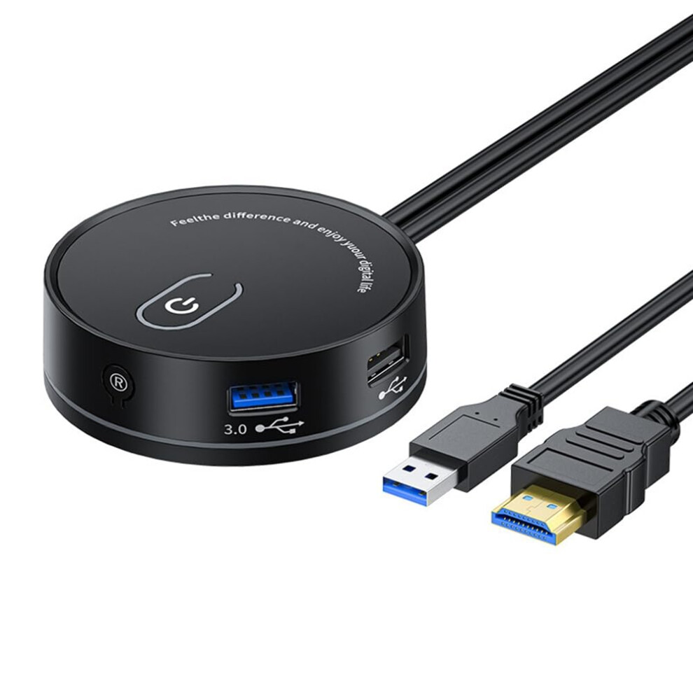 Computer Desktop Switch Internet Cafe Universal Usb3.0 Audio Home Desktop External Power Extension Button(C) 9426802604849