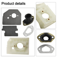 Vergaserhalter-Führungsdichtungen Kit für Kettensäge 4500 5200 5800 45CC 52CC 58CC Garten-Elektrowerkzeug-Zubehör Haushaltsbedarf