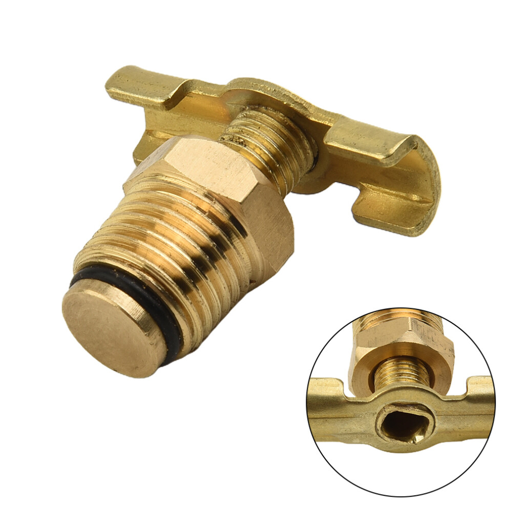 Air Compressor Tank 1/4" Bsp Drain Plug Valve/Tap/Drain Cock With T-Handle For Air Compressor Tank Replacement Part 6935161461695