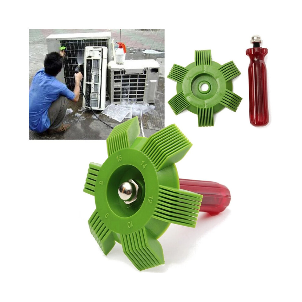 Air Conditioner Fin Repair Comb Cooler Condenser Compact Refrigeration Tool Cleaning Tool Coil Comb A/C Hvac Condenser Radiator 6935161420661