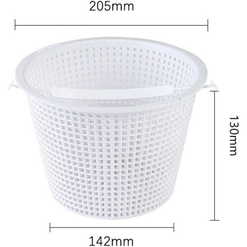 Skimmer basket 20.3 cm with handle for quick and easy pool cleaning solutions. 1