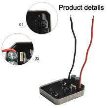 Lithium-Batterie-Elektroschlüssel-Schalter-Steuerplatine bürstenloser Linienregler Straßenwinkelschleifer 500N.m 62x51,5 9mm Zubehör