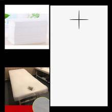 Massage Sheets For Salon And Spa, Time-Saving Portable Massage Table Sheets, Clever Design With Stretchable Elastic For A Snug Fit (White)
