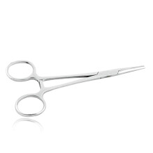 Pet Grooming Hemostat for Dogs and Cats 5.5 Inch Straight Stainless Steel Locking Grip Forceps