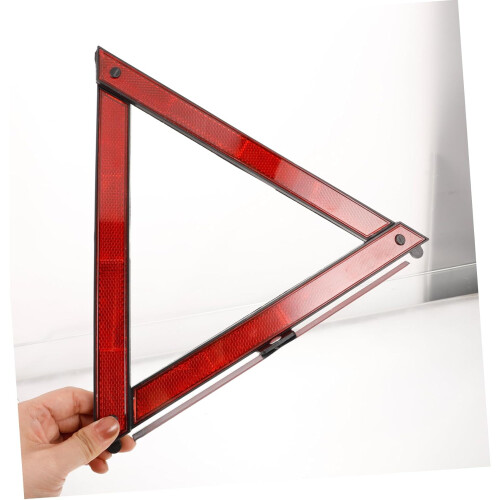 3pcs Reflective Warning Triangle for Cars  Visibility Road Safety Tool 2