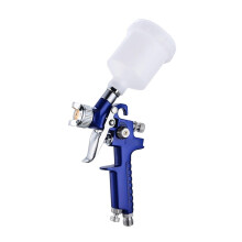 Paint Gun, 0.8 mm/1.0 mm Nozzle Professional Mini Paint Spray Gun, Airbrush for Car, Home DIY (1.0 mm)