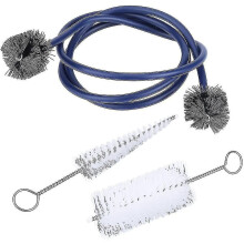 Set di 3 spazzole per la pulizia e la manutenzione degli strumenti in ottone (trombe, corni, cornette, eufoni, tube) Hy