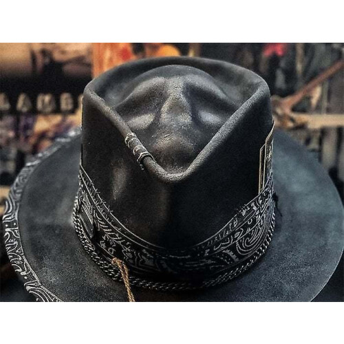 Ανδρικό Καπέλο Cowboy, Στυλ Punk, Western, Καπέλο Skull 1