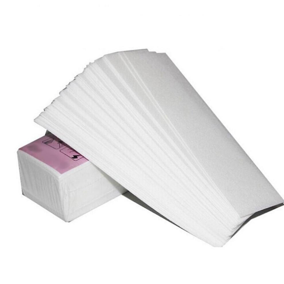 100pcs Disposable Depilatory Nonwoven Strips Leg Arm Hair Wax Removal Epilator