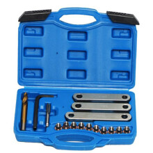 Kit di riparazione filettature freni M9 x 1,25, strumento di riparazione filettature guida pinza freno