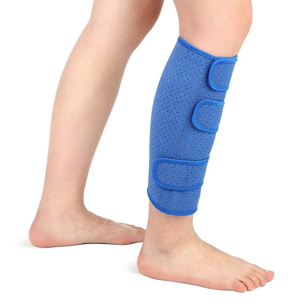 Calf Support Brace Shin Splints Compression Wrap Neoprene Calf Sleeves Adjustable Breathable Bandage