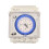 Analog mechanical timer 110-220 V, programmable 24 hours/day, setting in 15 minute increments. 1