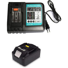 Μπαταρία 18V 4.0Ah με φορτιστή 3A, Συμβατή με Makita DMR110, DMR112, DMR115, κλπ.