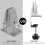 2 desk divider clips, mounting bracket for privacy screen, partition wall 3