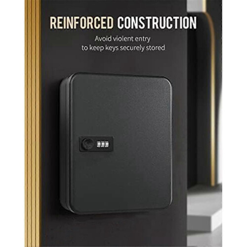 Wall Mount Key Storage Box Combination Lock Security Case 1