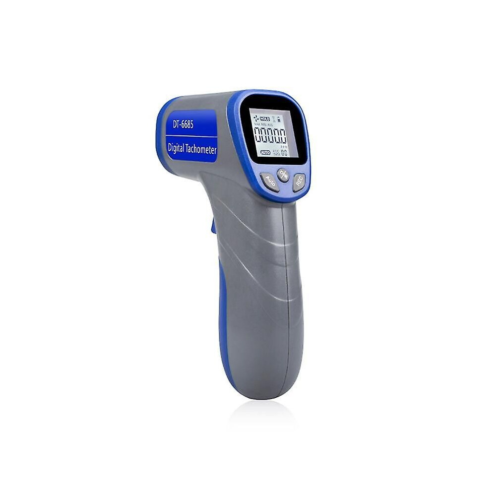 Digital Tachometer Laser Tachometer Handheld Rpm Meter Speedometer With Backlight Lcd Display For Motor Machine Lathe Blue 8033895813358