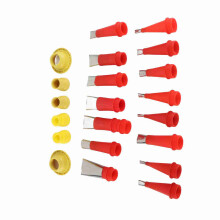16pcs Stainless Steel Caulking Nozzle & Finisher Set for Home Decoration