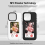 For iPhone 14 Pro Max Smart NFC Ink Screen DIY Display Phone Case Cover Black 11
