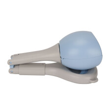 Large Blue Dog Poop Picker with Handle & Hanging Buckle, Easy Flushing