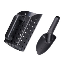 Portable Sand Scoop & Trowel Set for Metal Detecting - Sturdy ABS Plastic