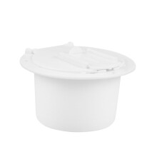1 Set of Hatch Cover Made of Wire, RV Power Cable Flap, Wire Hatch, Motorhome, Electric Cable Flap, Hatch Cover, Plastic, PE, White