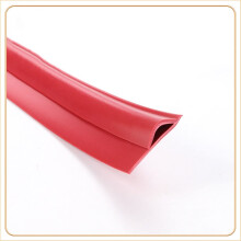 Self Adhesive Floor Transition Strip PVC Carpet Edging Trim for Uneven Floors Red 10m