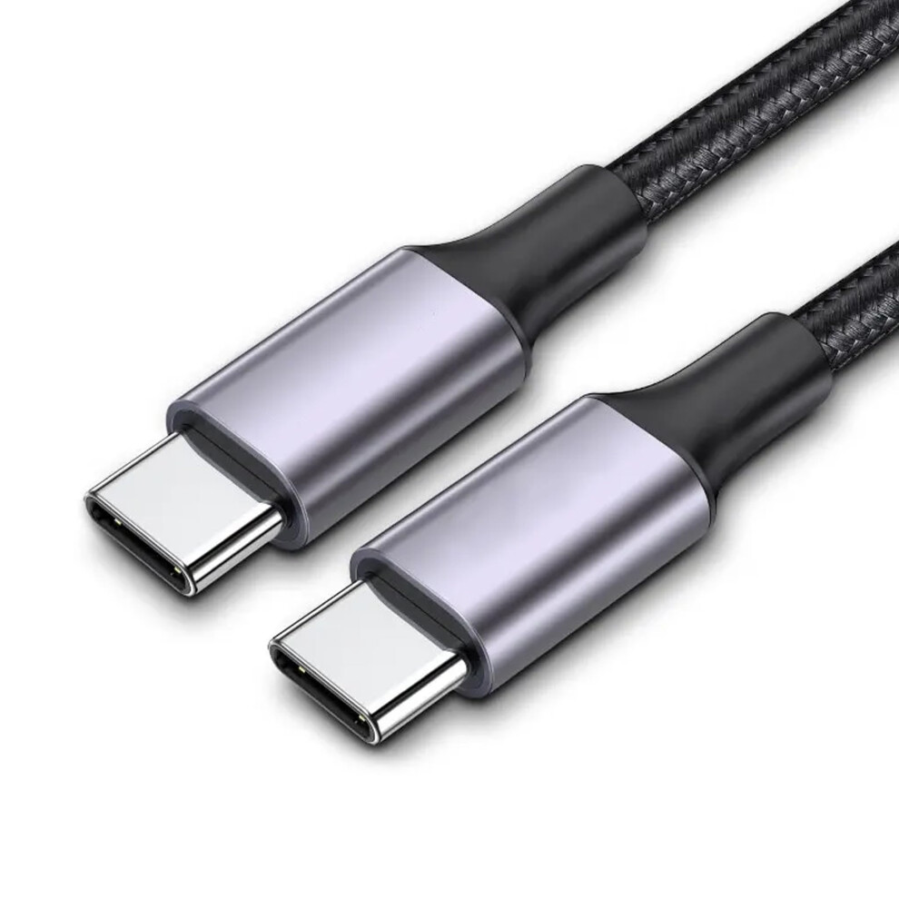 Usbc To Usbc Cable 1M, 60W Fast Charging Durable Braided Cord For Laptop, Phone And Compatible With Macbook 9426802605471