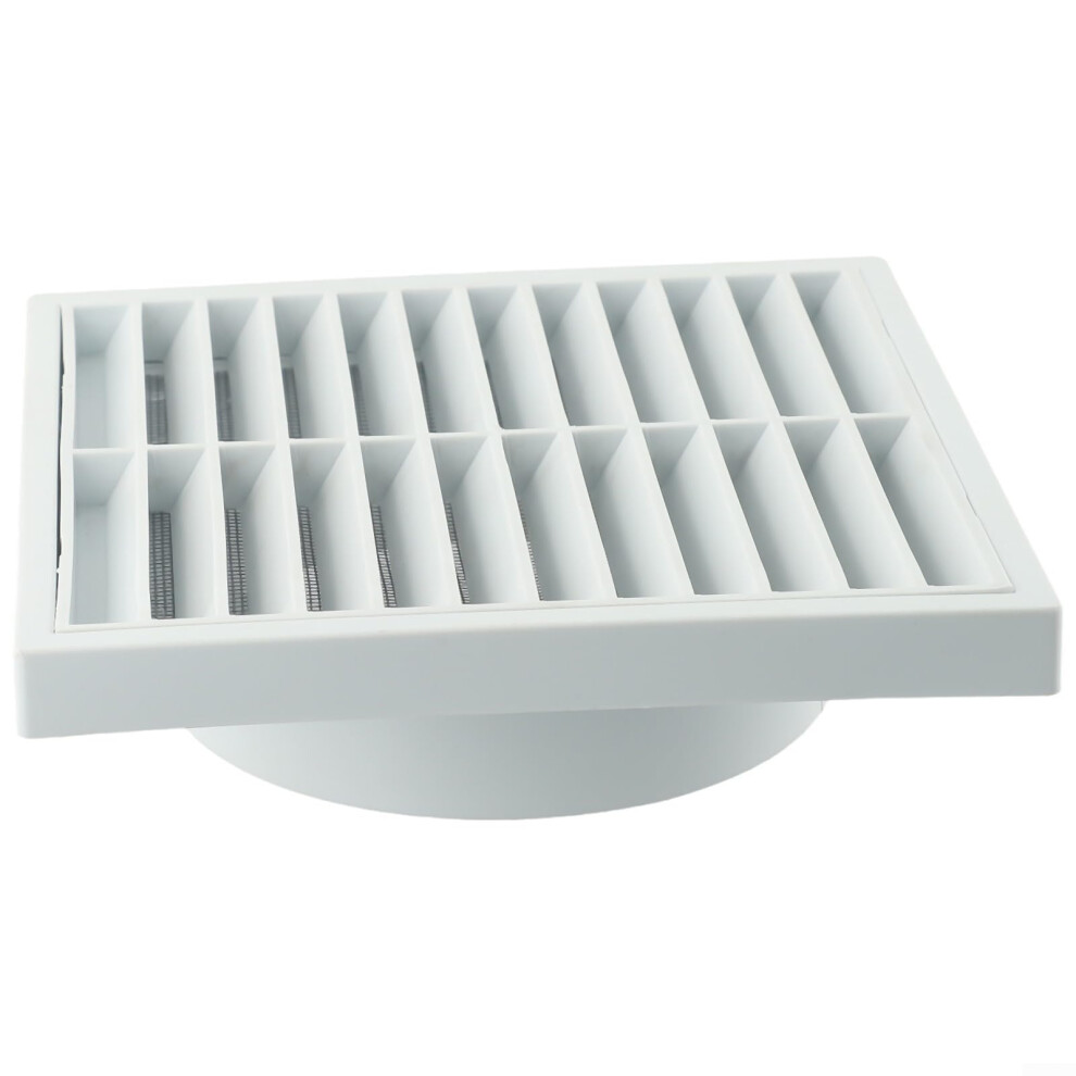 Ventilation Grille For Comprehensive Air Circulation, Vermin Protection, White (125 Mm) 125Mm 9382693657527