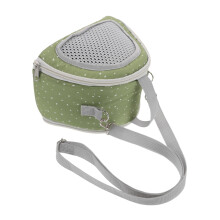 Breathable Hamster Holder for Outdoor Use, Portable and Safe for Small Pets, Olive Green