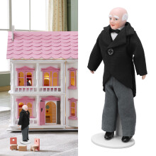 Keramik-Puppenhaus-Diener 1:12 Miniatur-Wendespielzeug 15 cm