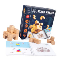 1 Set Building Blocks Toy Maths Stacking Building Blocks Sorting Stacking Toy Building Blocks Children's Toy Spring Learning Toy Paper