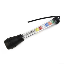 Floating disc antifreeze tester, ideal for monitoring ethylene glycol levels in cars and buses.
