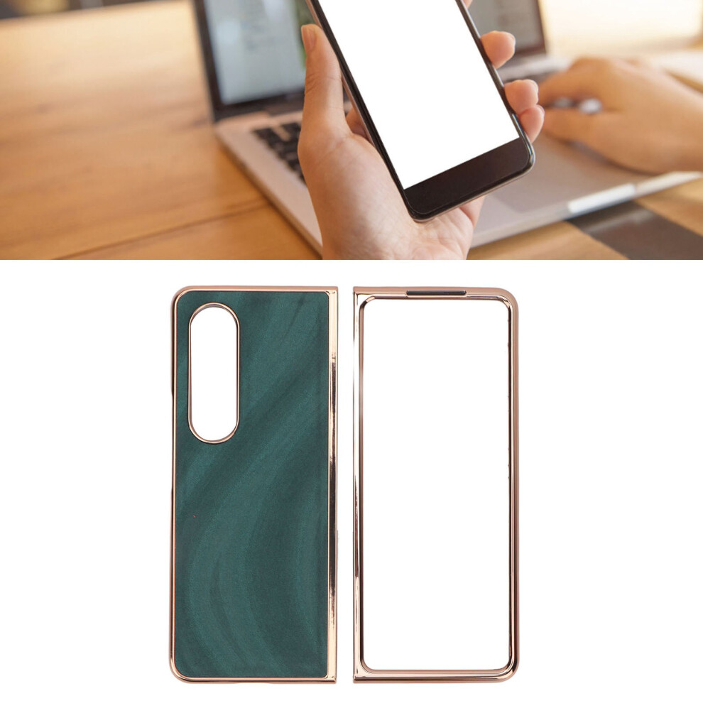 Nano Electroplating Foldable Phone Case For Galaxy Z Fold 4 Green 9371380987955