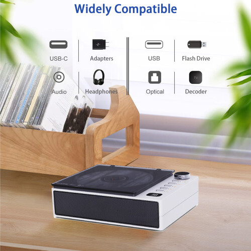 Tragbarer CD-Player mit Lautsprechern, 1