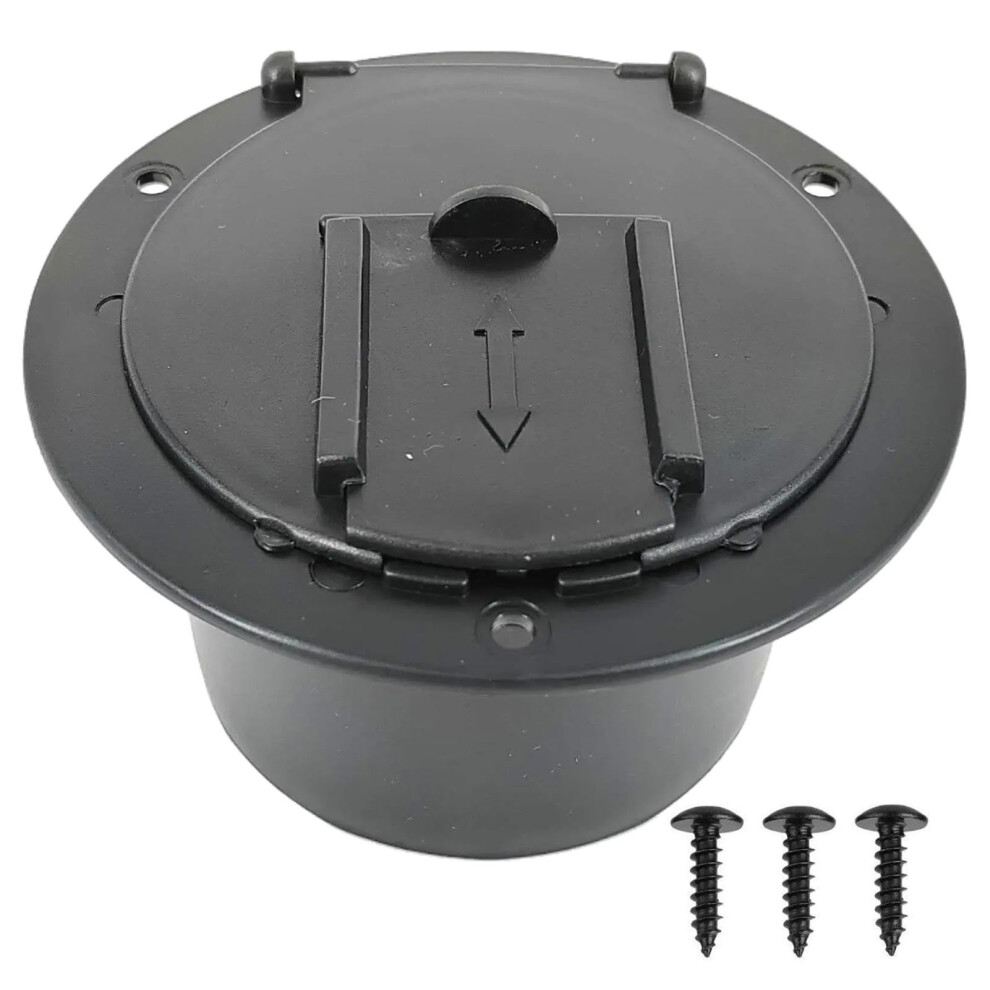 Rv Power Cable Cover, Zip Cord Hatch Lid, Rv Accessories, Cable Guide Black 9347817967555