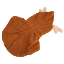 Niedliches Hund-Weihnachts-Elch-Kostüm Fleece-Hoodie für kleine Hunde, Größe XL