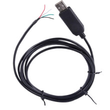 FT232RL USB RS232 Serial 4Wire Communication Cable with Bare Wire End, Compatible with USBRS232WE 6FT